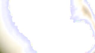 Cumming on purple pantie