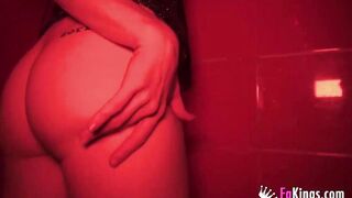 PERVERTED 19 YEAR OLD: Shafted by a big black cock into a bar's restrooms!!!