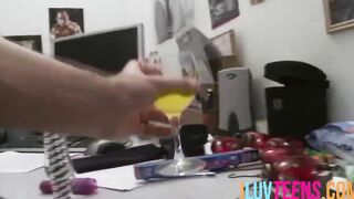 Sultry bimbos adores a sixty nine and swallowing her mistress's load