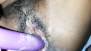 indian Midnight Vagina Play Sextoy vibrator Soak creamy Vagina