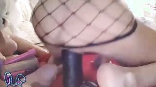 Amateur web cam women Ride A Long Vibrator like a professional on