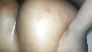 Huge Booty Oiled & Anal Plowed Rough Doggy Style With Huge Penis