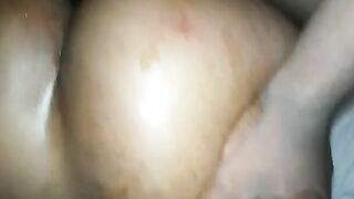 Huge Booty Oiled & Anal Plowed Rough Doggy Style With Huge Penis