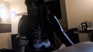 19 yo fucks without condom a stranger at Halloween party.
