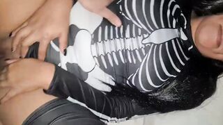 19 yo fucks without condom a stranger at Halloween party.
