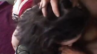 Flexible Bombshell riding a penis with her booty and gets cumshot