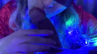 Step Sister Loves To Suck My Dick Deep At Night With RedLips