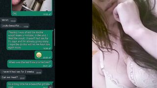 After chatting on WhatsApp, I screwed my favorite porn star