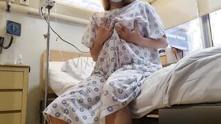 Risky Outdoor Freaky Patient Squirt at the Hospital Bed Viral