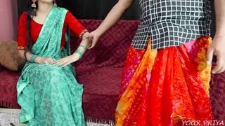 Indian older man convinced his daughter inside law for first sex