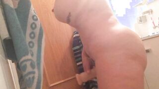 How I enjoy into the WC with my sex toy into