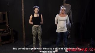 3 Submissive Chicks are Blowing Vibrator