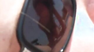 Inked lesbo cowgirl dig outdoor vagina licking