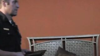 How about 1 leg on the air and the dick on the vagina?