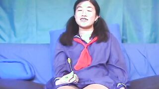 oriental college girl ride long cock