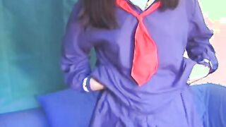 oriental college girl ride long cock