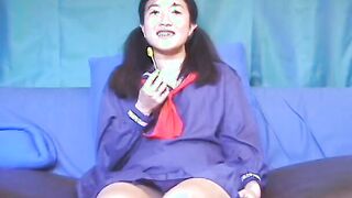 oriental college girl ride long cock