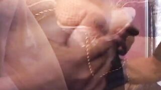 Big Boobed bimbo gets her unshaved pussy nailed