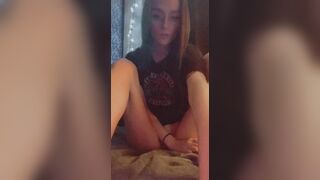 ceceliadoll and her wand while her parents can hear her