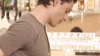 Great chic fucks a dudes butt as he fucks butt of dude
