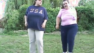 Humongous ladies finger each other's pussies