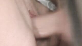 Lusty stud gets his penis blown then booty fucks adorable Goddess