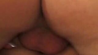 Big Tit MILF is taking long penis into her asshole