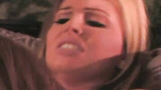 Lusty dyke snatch lickers getting frisky on the sofa