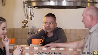 DADDY4K. Latvian cunt with mouth Jessi Empera is humped by her stepdad