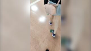 Xime is masturbating on outside places