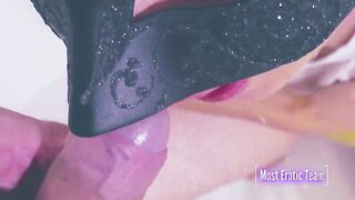 Masked student gets pissed inside her mouth Pt 03