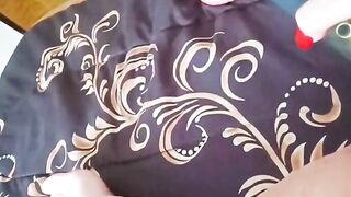 Stephanie African sex toy masturbation