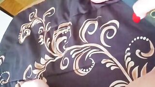 Stephanie African sex toy masturbation