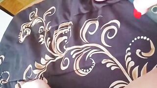 Stephanie African sex toy masturbation