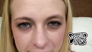 Nervous 19 yo yr older with a tight cunt stars inside this pov film
