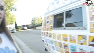 18yo dark haired college candy 18 with tiny titties inside a vehicle