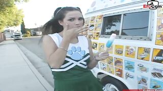 18yo dark haired college candy 18 with tiny titties inside a vehicle
