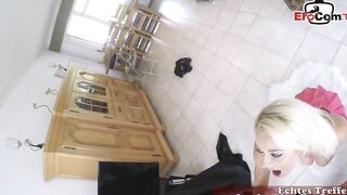 GERMAN USER MEET BLONDE AMATEUR 19 YO AND CUM INSIDE HER MOUTH