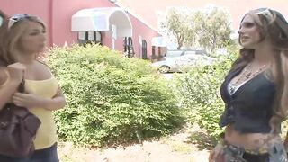 Natalia Rossi and Jesse Hair lesbo have fun together
