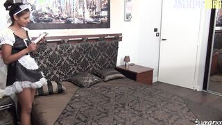 AMATEUREURO - 18 Yo Maid Receives Deep Anal Pounding