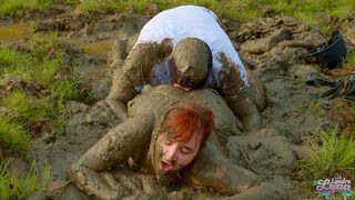 Lara Croft banged into mud