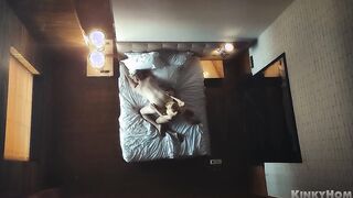 chick fucks Dude - Pegging with fake-cock (Concealed camera)