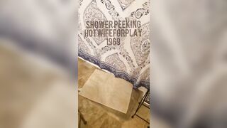 Shower time, no peeking!