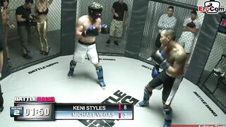 Petite black goddess with tiny melons fucks into the boxing ring