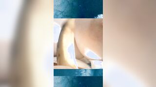 Hard slapping with a banana