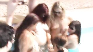 amateur pool lesbians sex party