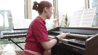 Homemade anal lessons for this ginger 19 year old