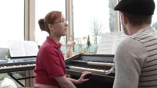 Homemade anal lessons for this ginger 19 year old