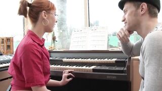 Homemade anal lessons for this ginger 19 year old