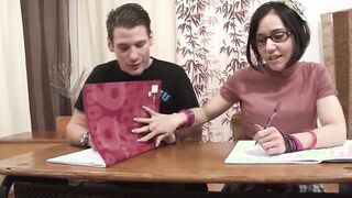 Homemade Anal Lessons For This Dark Hair Teenie # one